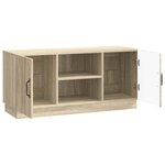 vidaXL Meuble TV Chêne Sonoma 102 x 34 5 x 47 cm Bois d'ingénierie