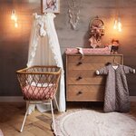 Jollein voile vintage 155 cm ivoire à volants