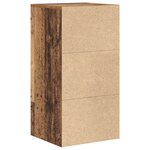 vidaXL Armoire de rangement marron Bois ancien Bois d'ingénierie