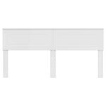 vidaXL Tête de lit Blanc Brillant 200 cm Bois d'ingénierie