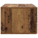vidaXL Meuble TV mural 59 5 x 41 x 30 cm Bois ancien Bois d'ingénierie