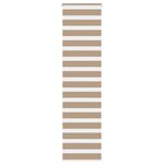 vidaXL Store zèbre marron sable largeur du tissu 50 9 cm polyester
