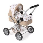 Bayer Chic 2000 555-63 - Poussette pour poupée SMARTY Beige avec oursons