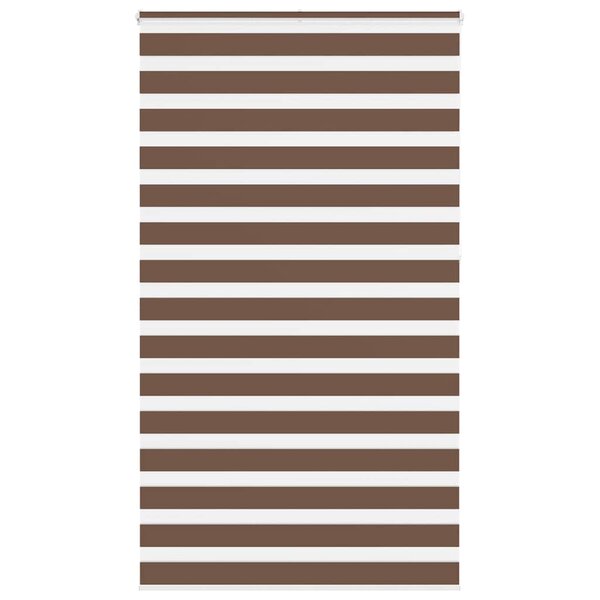 vidaXL Store zèbre marron 135x230cm largeur du tissu 130 9cm polyester