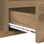vidaXL Table basse chêne artisanal 90 x 49 x 45 cm Bois d'ingénierie