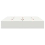 vidaXL Cadre de lit avec rangement avec stockage Blanc 180 x 200 cm