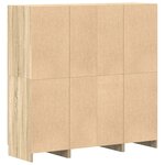 vidaXL Ensemble d'armoires de cuisine 3 Pièces chêne sonoma