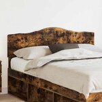 vidaXL Tête de lit Chêne fumé 150 cm Bois d'ingénierie