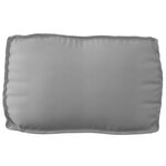 vidaXL Ensemble de coussins de palette 3 pièces en tissu oxford gris