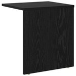 vidaXL Table d'appoint 2 Pièces Chêne noir 37 x 32 x 40 cm