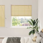 vidaXL Stores et Occultants Naturel 150 x 160 cm Bambou