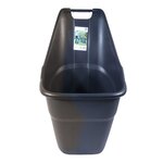Nature Chariot à déchets de jardin 65 L Gris