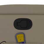 vidaXL Fauteuil de massage inclinable Cappuccino Similicuir