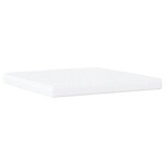 vidaXL Lit avec matelas cappuccino 200x200 cm similicuir