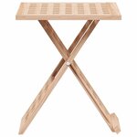 vidaXL Table basse Marron 33 x 33 x 40.5 cm Bois massif de noyer