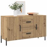 vidaXL Buffet chêne artisanal 100x36x60 cm bois d'ingénierie