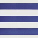vidaXL Auvent rétractable automatique bleu et blanc 5x3 m