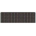 vidaXL Tapis d'escalier auto-adhésifs 15 Pièces Anthracite 65 x 21 x 4 cm