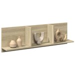 vidaXL Armoire murale 100x16 5x30 cm chêne sonoma bois d'ingénierie