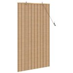 vidaXL Store enrouleur Marron Clair 100 x 160 cm Bambou