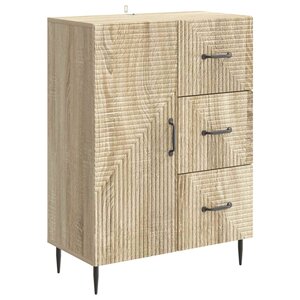 vidaXL Buffet Chêne Sonoma 66 x 34 5 x 89 5 cm Bois d'ingénierie