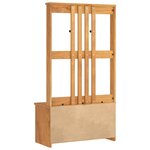 vidaXL Portemanteau SANDNES 87x40x159 5 cm bois massif pin