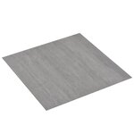 vidaXL Dalles de plancher PVC autoadhésif 5 11 m² gris pointillé