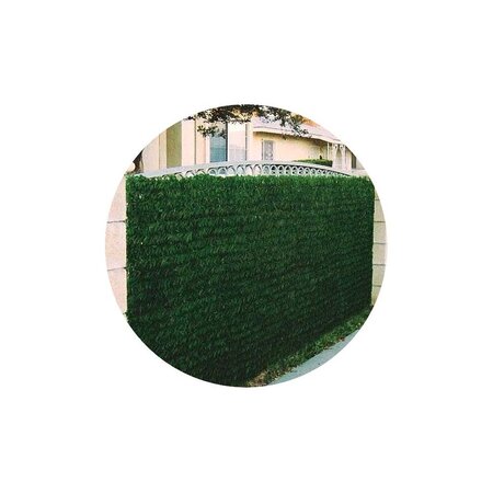 Haie artificielle 140 brins vert thuya en rouleau 1 x 3 m (lot de 8)