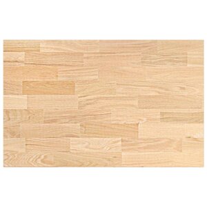 vidaXL Plan de travail de cuisine bois de chêne massif rectangulaire