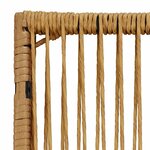 vidaXL Canapé d’extérieur Bois d'Acacia Massif Naturel et Crème