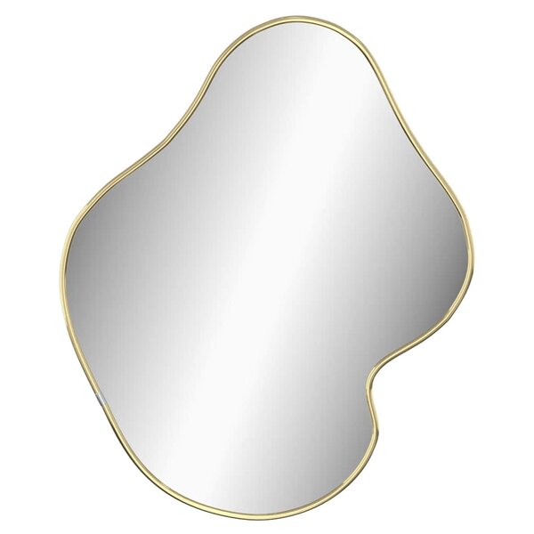 vidaXL Miroir mural Doré 60x50 cm