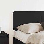 vidaXL Tête de lit Chêne noir 135 cm Bois d'ingénierie