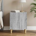 vidaXL Cabinet de chevet Sonoma gris 43 x 34 5 x 50 cm