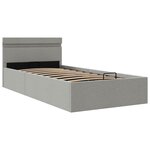 vidaXL Cadre de lit à rangement hydraulique sans matelas 90x200 cm