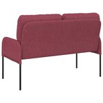 vidaXL Canapés avec coussin 110cm Bordeaux Contreplaqué