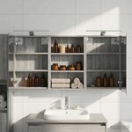vidaXL Ensemble de Meubles de Salle de Bain 3 Pièces 120 x 10 5 x 60 5 cm