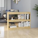 vidaXL Bibliothèque/Séparateur de pièce 100x30x71 5 cm pin massif