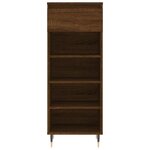 vidaXL Armoire à chaussures Chêne marron 40x36x105cm Bois d'ingénierie