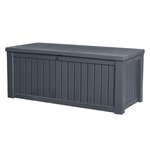 Keter Boîte de rangement de jardin Rockwood 570 L Anthracite