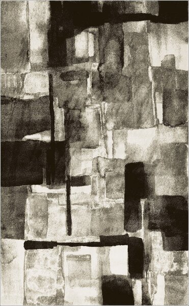Tapis d'intérieur FACE 160 x 230 cm - Beige