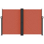 vidaXL Auvent latéral rétractable terre cuite 160x600 cm