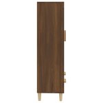 vidaXL Buffet Chêne marron 70x31x115 cm Bois d'ingénierie