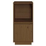 vidaXL Buffet marron miel 38x35x80 cm bois massif de pin