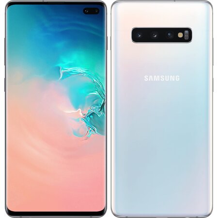 Samsung galaxy s10 plus dual sim - blanc - 128 go - très bon état