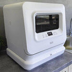Mini lave vaisselle compact washclean blanc abs 3 couverts