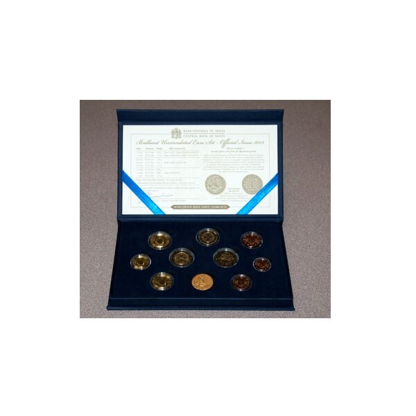 Coffret série euro BU Malte 2013