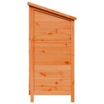 vidaXL Abri de jardin Marron 106 x 56 x 113 5 cm Bois de Sapin Massif