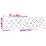 vidaXL Coussin de tête de lit taupe 200 cm tissu