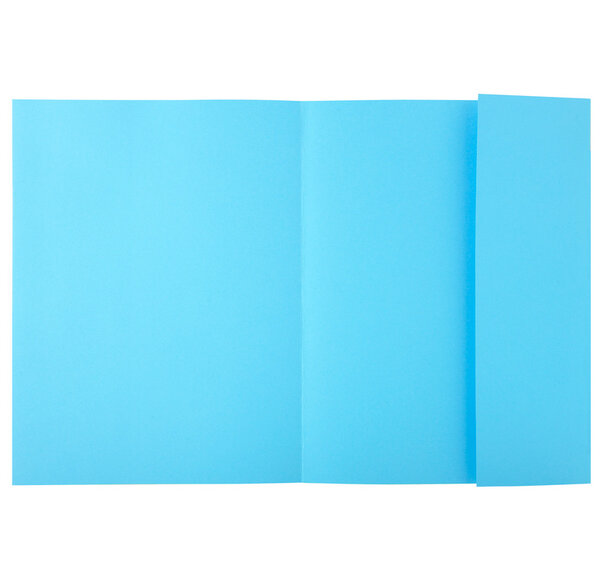 Paquet de 50 chemises 250g 1 rabat JURA 250 Carte 240 g Bleu clair EXACOMPTA