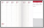 Agenda semainier First Vertical 210 x 270 mm Noir OXFORD